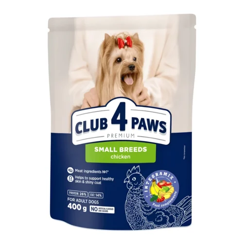 CLUB 4 PAWS For Small Breeds PREMIUM for adult dogs 400G
