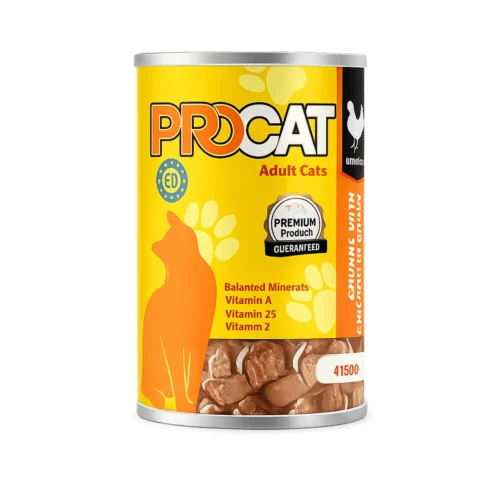 ProCat Wet Food For Adult in Chunks in Gravy with Chicken 415G
