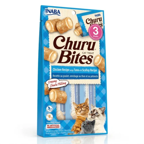 Churu Bites Chicken Wrap Tuna 3 Pack – 30g