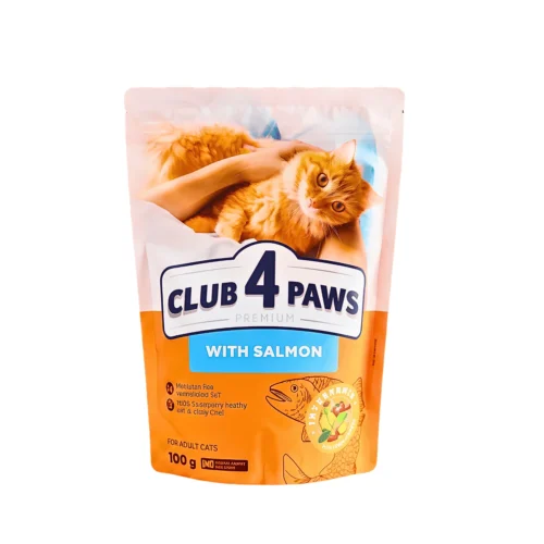 CLUB 4 PAWS Premium Adult Cat Food with Salmon 300G