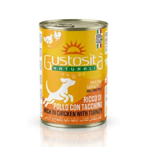 Gustosita Dog Pâté Chicken with Turkey 400G
