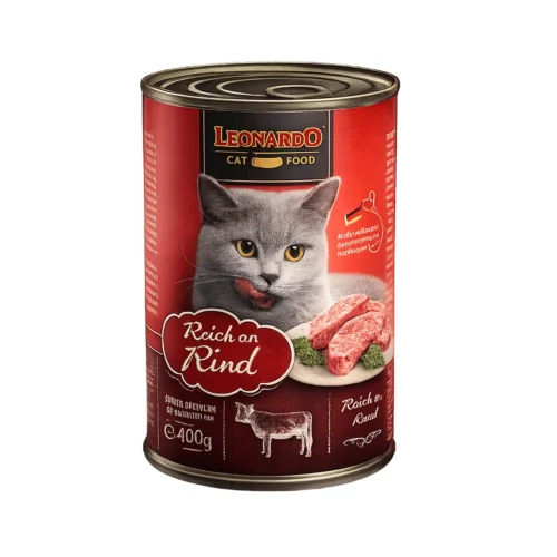 Leonardo Beef Wet Cat Food 400G