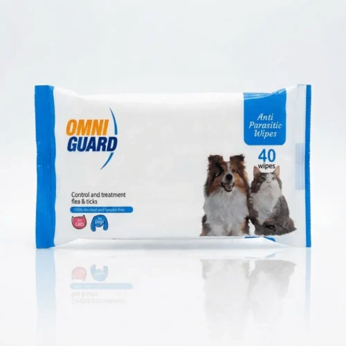 Omni Guard Flea & Tick Control Wipes – 40 PCS