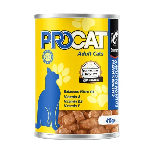 PROCAT for Adult Cats Salmon Chunks in Gravy 415G