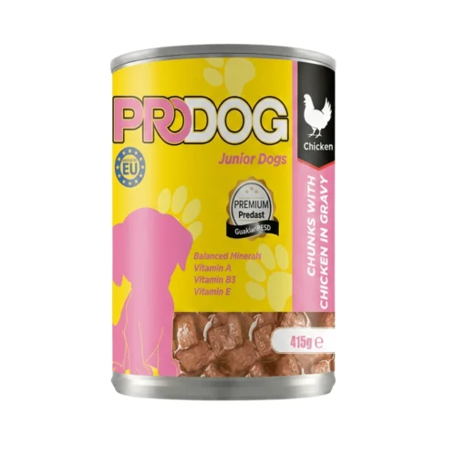 ProDog Junior Wet Food for Dogs – Chicken Chunks in Gravy 415G