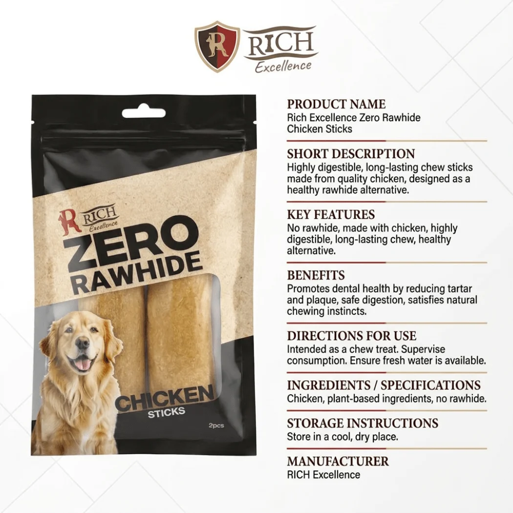 Rich Excellence Large Mega Dog Chew (2 Pieces) - Image 2